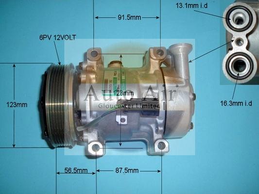 Auto Air Gloucester 14-1442 - Compressore, Climatizzatore autozon.pro