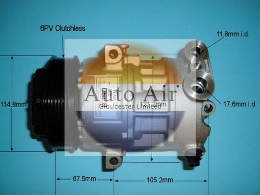 Auto Air Gloucester 14-1447R - Compressore, Climatizzatore autozon.pro