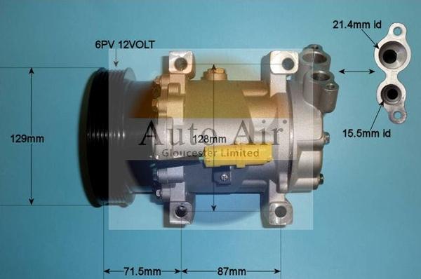 Auto Air Gloucester 14-1452P - Compressore, Climatizzatore autozon.pro