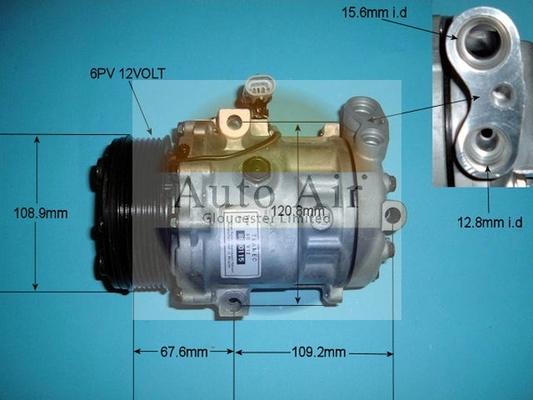 Auto Air Gloucester 14-1414R - Compressore, Climatizzatore autozon.pro