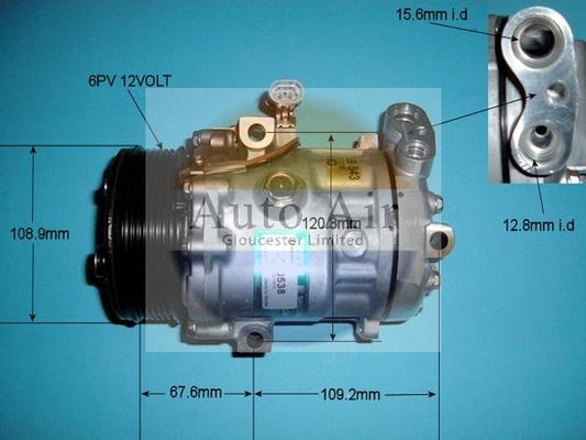 Auto Air Gloucester 14-1414 - Compressore, Climatizzatore autozon.pro