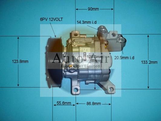 Auto Air Gloucester 14-1439R - Compressore, Climatizzatore autozon.pro