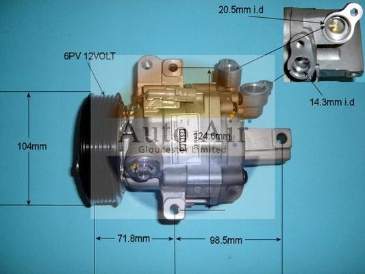 Auto Air Gloucester 14-1438R - Compressore, Climatizzatore autozon.pro