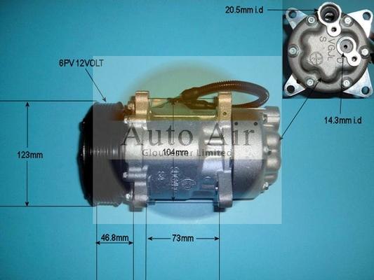 Auto Air Gloucester 14-1437R - Compressore, Climatizzatore autozon.pro