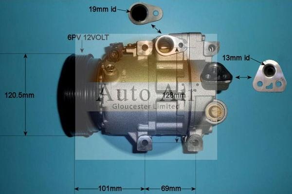 Auto Air Gloucester 14-1513P - Compressore, Climatizzatore autozon.pro