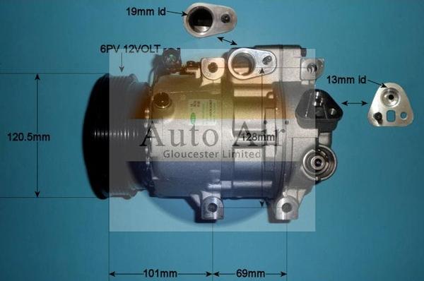 Auto Air Gloucester 14-1513 - Compressore, Climatizzatore autozon.pro