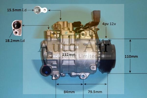 Auto Air Gloucester 14-1058 - Compressore, Climatizzatore autozon.pro