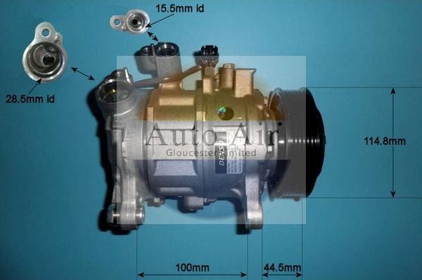 Auto Air Gloucester 14-1052 - Compressore, Climatizzatore autozon.pro