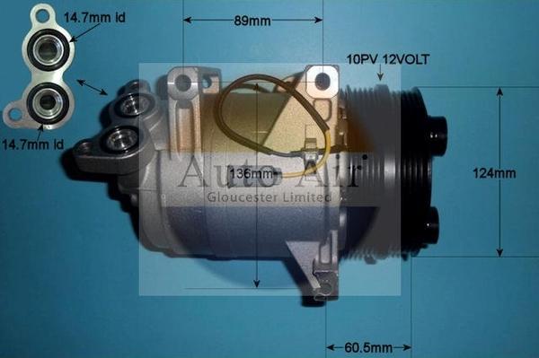 Auto Air Gloucester 14-1000P - Compressore, Climatizzatore autozon.pro