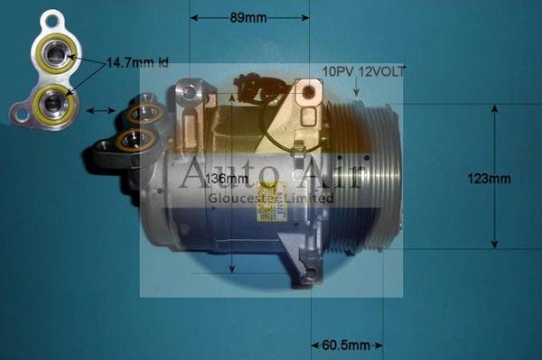 Auto Air Gloucester 14-1000 - Compressore, Climatizzatore autozon.pro