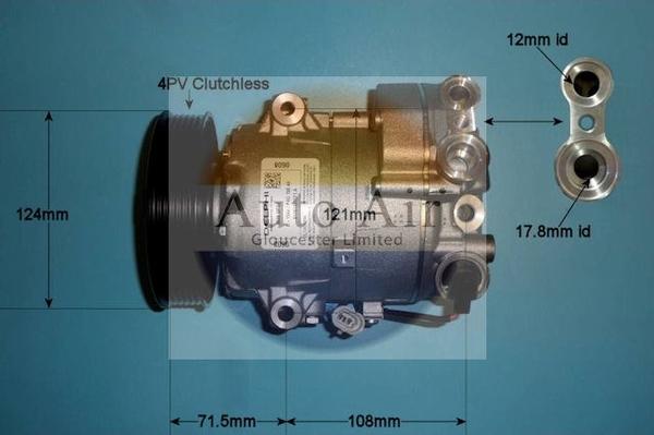 Auto Air Gloucester 14-1015 - Compressore, Climatizzatore autozon.pro