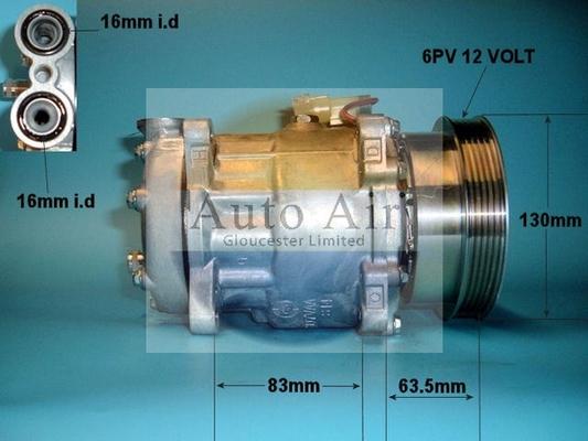 Auto Air Gloucester 14-1011 - Compressore, Climatizzatore autozon.pro