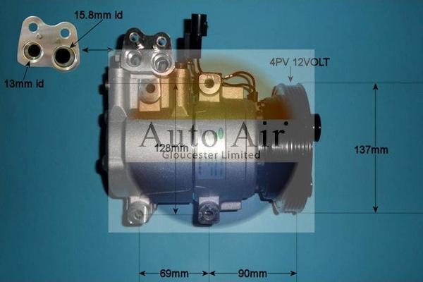 Auto Air Gloucester 14-1030 - Compressore, Climatizzatore autozon.pro