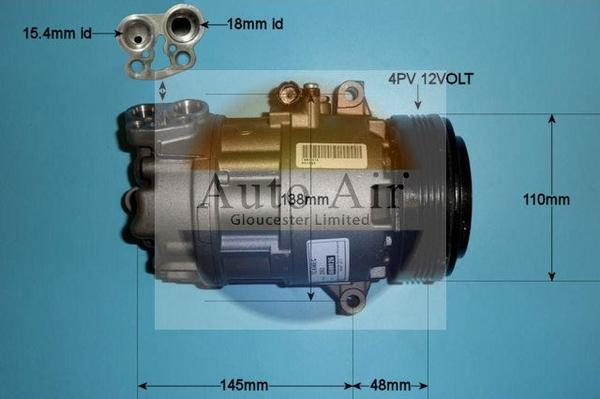 Auto Air Gloucester 14-1146R - Compressore, Climatizzatore autozon.pro