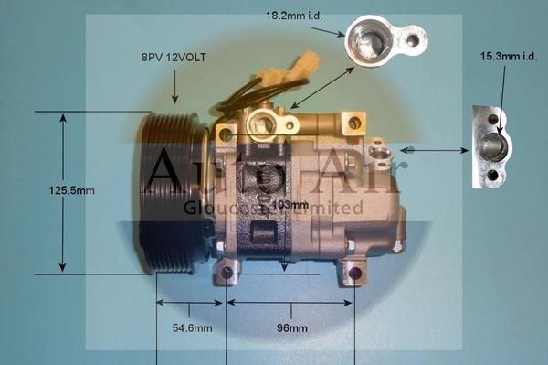 Auto Air Gloucester 14-1141P - Compressore, Climatizzatore autozon.pro