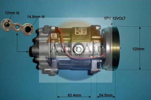 Auto Air Gloucester 14-1100 - Compressore, Climatizzatore autozon.pro