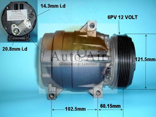 Auto Air Gloucester 14-1113R - Compressore, Climatizzatore autozon.pro