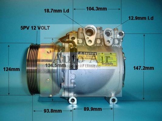 Auto Air Gloucester 14-1189 - Compressore, Climatizzatore autozon.pro