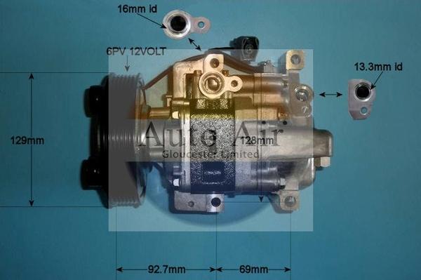 Auto Air Gloucester 14-1134P - Compressore, Climatizzatore autozon.pro