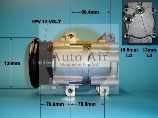 Auto Air Gloucester 14-1136 - Compressore, Climatizzatore autozon.pro