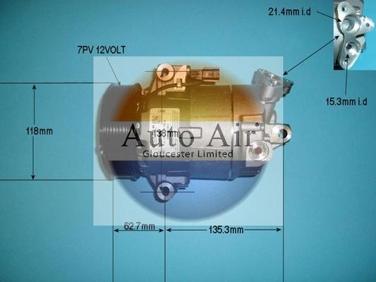 Auto Air Gloucester 14-1120 - Compressore, Climatizzatore autozon.pro