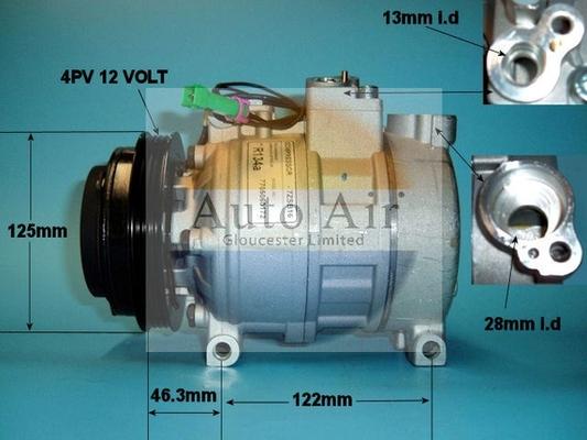 Auto Air Gloucester 14-1173P - Compressore, Climatizzatore autozon.pro