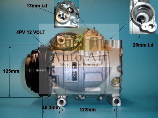 Auto Air Gloucester 14-1173 - Compressore, Climatizzatore autozon.pro