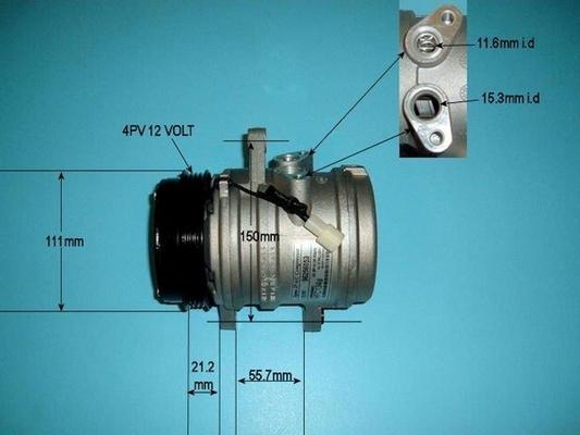 Auto Air Gloucester 14-1172 - Compressore, Climatizzatore autozon.pro