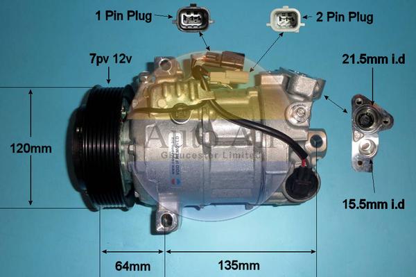 Auto Air Gloucester 14-1814P - Compressore, Climatizzatore autozon.pro