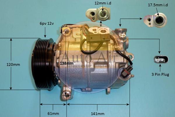 Auto Air Gloucester 14-1815P - Compressore, Climatizzatore autozon.pro