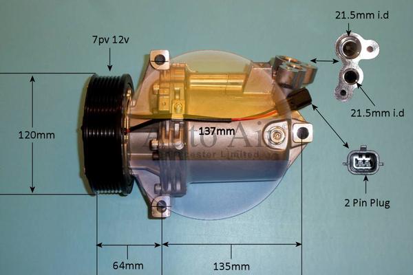 Auto Air Gloucester 14-1820p - Compressore, Climatizzatore autozon.pro