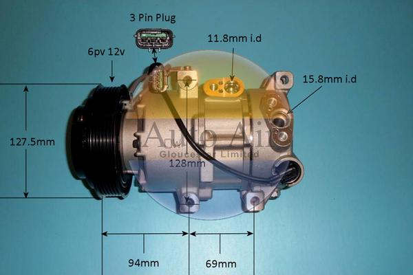 Auto Air Gloucester 14-1822P - Compressore, Climatizzatore autozon.pro