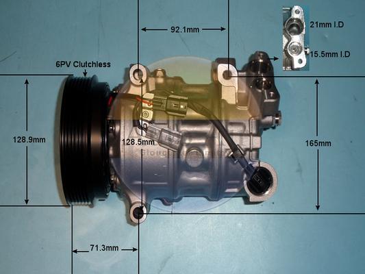 Auto Air Gloucester 14-1358 - Compressore, Climatizzatore autozon.pro