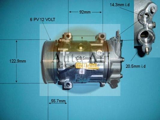 Auto Air Gloucester 14-1309 - Compressore, Climatizzatore autozon.pro