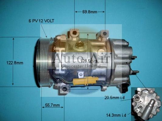 Auto Air Gloucester 14-1308 - Compressore, Climatizzatore autozon.pro