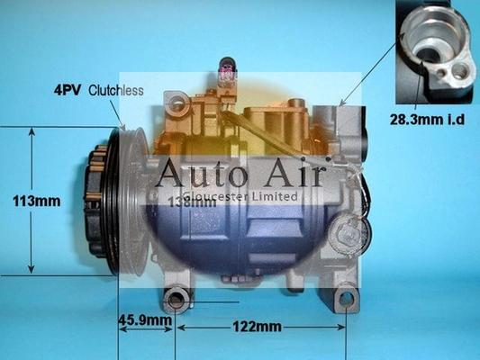 Auto Air Gloucester 14-1251R - Compressore, Climatizzatore autozon.pro