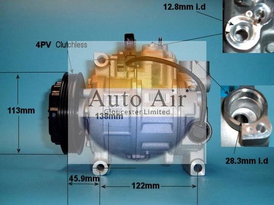 Auto Air Gloucester 14-1251 - Compressore, Climatizzatore autozon.pro