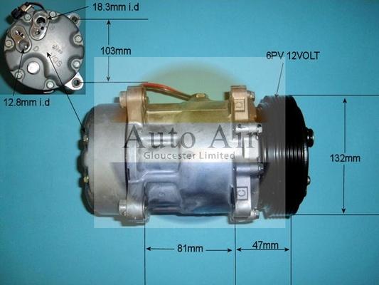 Auto Air Gloucester 14-1260 - Compressore, Climatizzatore autozon.pro