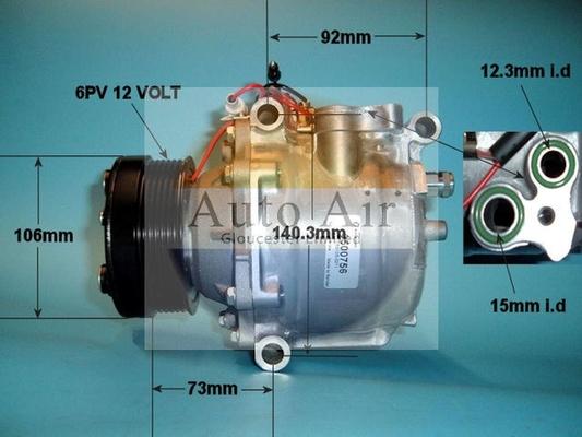 Auto Air Gloucester 14-1218 - Compressore, Climatizzatore autozon.pro