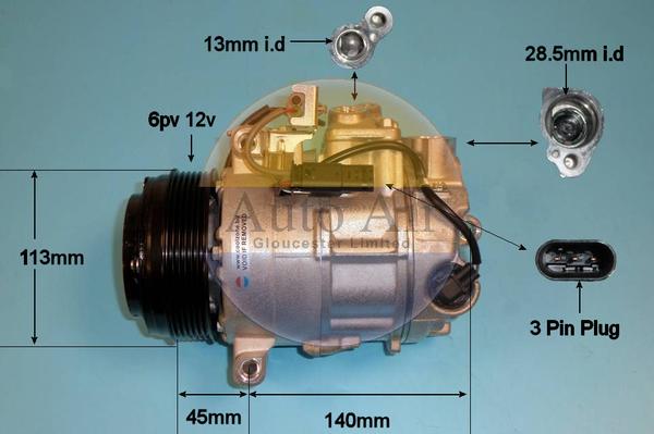 Auto Air Gloucester 14-1280P - Compressore, Climatizzatore autozon.pro