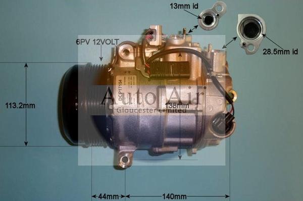 Auto Air Gloucester 14-1281 - Compressore, Climatizzatore autozon.pro