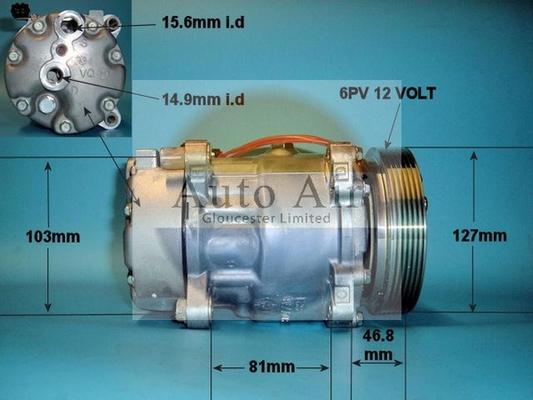 Auto Air Gloucester 14-1235 - Compressore, Climatizzatore autozon.pro