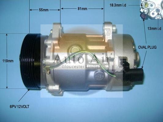 Auto Air Gloucester 14-1226P - Compressore, Climatizzatore autozon.pro