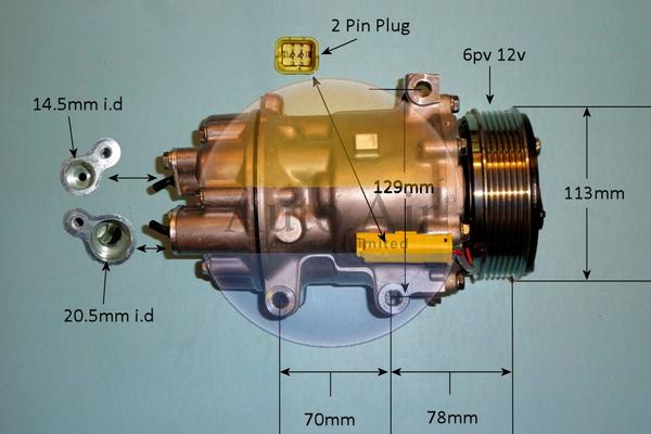 Auto Air Gloucester 14-1270p - Compressore, Climatizzatore autozon.pro