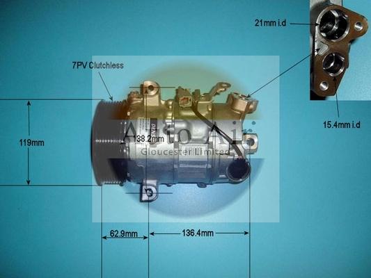 Auto Air Gloucester 14-1271 - Compressore, Climatizzatore autozon.pro