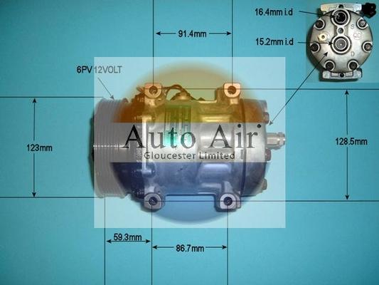 Auto Air Gloucester 14-8094 - Compressore, Climatizzatore autozon.pro