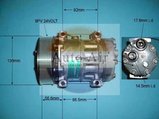 Auto Air Gloucester 14-8044 - Compressore, Climatizzatore autozon.pro