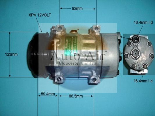 Auto Air Gloucester 14-8074 - Compressore, Climatizzatore autozon.pro