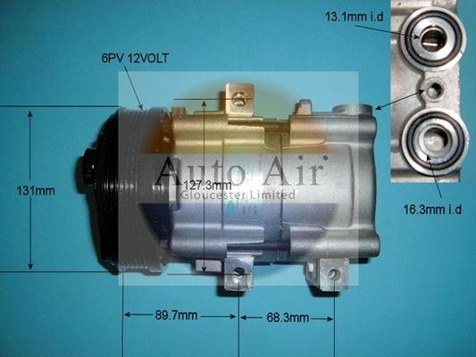 Auto Air Gloucester 14-8145 - Compressore, Climatizzatore autozon.pro