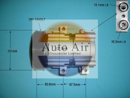 Auto Air Gloucester 14-8146P - Compressore, Climatizzatore autozon.pro